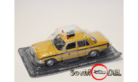 Полицейские Машины Мира №22 Mercedes-Benz 450 SEL W116, журнальная серия Полицейские машины мира (DeAgostini), scale43, Полицейские машины мира, Deagostini