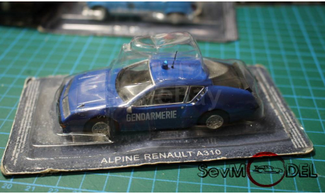 Renault Alpine A310, журнальная серия Полицейские машины мира (DeAgostini), Полицейские машины мира, Deagostini, scale43