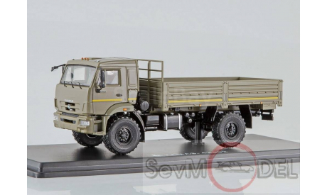 SSM КАМАЗ-43502 Мустанг (хаки), масштабная модель, 1:43, 1/43, Start Scale Models (SSM)