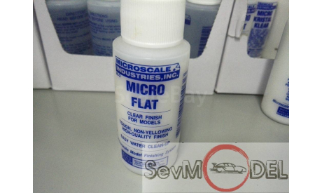 Microscale USA лак матовый Micro FLAT, фототравление, декали, краски, материалы