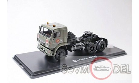 SSM 1/43 КАМАЗ-65225 седельный тягач, хаки, масштабная модель, 1:43, Start Scale Models (SSM)