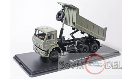 SSM 1/43 КАМАЗ-6522 6х6 самосвал, хаки, масштабная модель