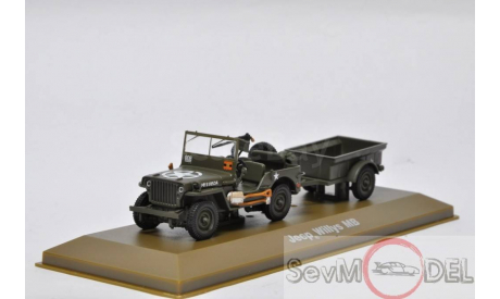 Atlas 1/43 Jeep Willis MB, масштабная модель, 1:43