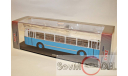 ЗИУ-5 тролейбус от ClASSICBUS бело-синий, масштабная модель, 1:43, 1/43