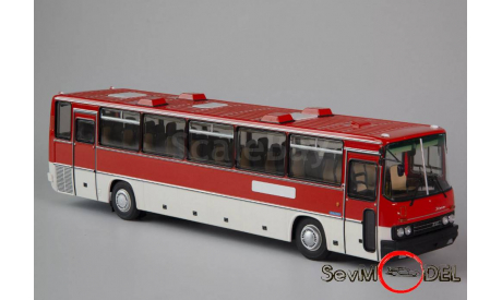 Икарус 250.59 красно-белый IKARUS, масштабная модель, Classicbus, scale43