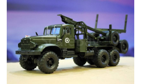 1/43 КрАЗ-255Л (6х6) лесовоз, масштабная модель, 1:43, Наш Автопром