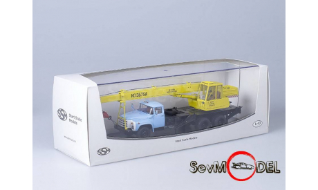 SSM Автокран КС-3575А Зил-133ГЯ, масштабная модель, 1:43, 1/43