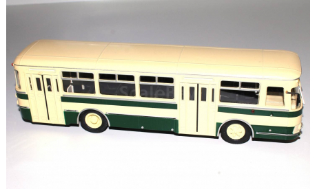 Лиаз 677 Classicbus бежево-зеленый, масштабная модель, scale43