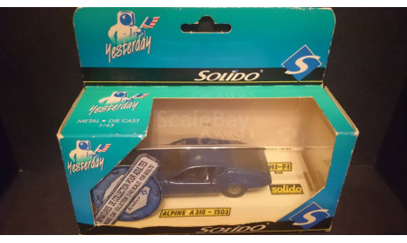 Alpine A310, масштабная модель, Solido, 1:43, 1/43