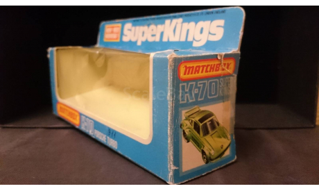 Коробка SuperKings Matchbox К-70 от модели Porsche Turbo, боксы, коробки, стеллажи для моделей, scale0