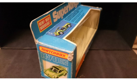 Коробка SuperKings Matchbox К-70 от модели Porsche Turbo, боксы, коробки, стеллажи для моделей, scale0