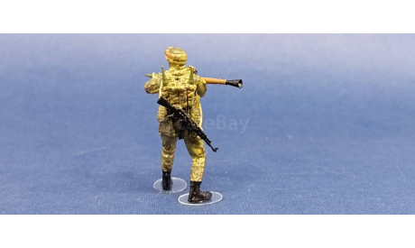 Российский солдат с РПГ — 1/43 — S&Co., фигурка, scale43