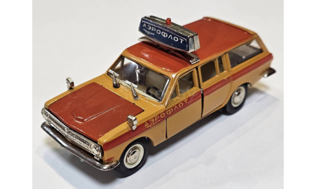Модель 1:43 Волга Газ 24-02 аэрофлот СССР, масштабная модель, сделано в СССР, 1/43