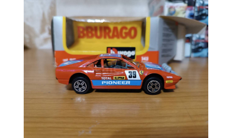 Ferrari 308 GTB Burago, масштабная модель, BBurago, scale43