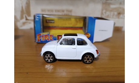 Fiat 500 Burago, масштабная модель, BBurago, scale43