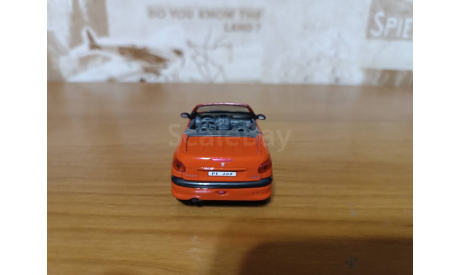 Peugeot 206 Cabriolet Cararama / Hongwell, масштабная модель, Bauer/Cararama/Hongwell, scale43