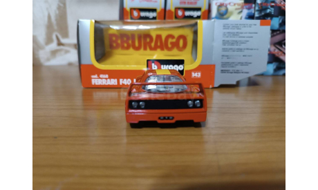 Ferrari F 40 Burago, масштабная модель, BBurago, scale43