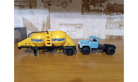 ЗИЛ 130 В1 Муковоз Борошно Электроприбор СССР, масштабная модель, scale43