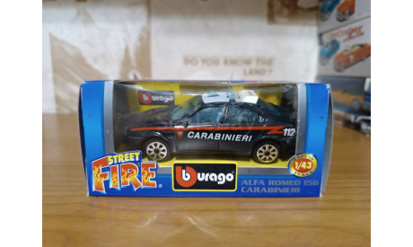 Alfa Romeo 156 Burago, масштабная модель, BBurago, scale43