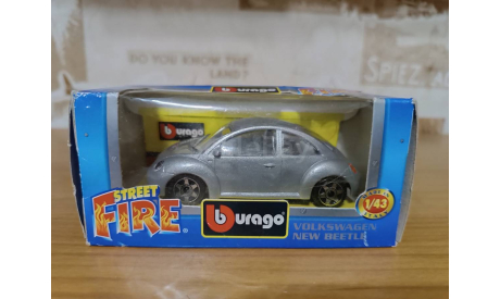 Volkswagen Beetle Burago, масштабная модель, BBurago, scale43