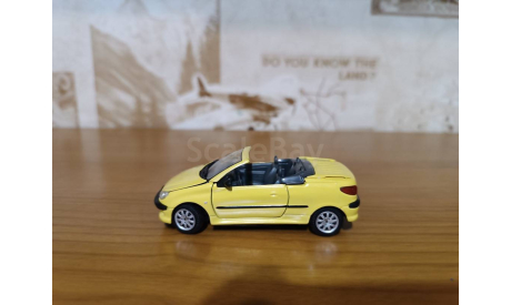 Peugeot 206 Cabriolet Cararama / Hongwell, масштабная модель, Bauer/Cararama/Hongwell, scale43