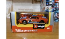 Ferrari 308 GTB Burago, масштабная модель, BBurago, scale43