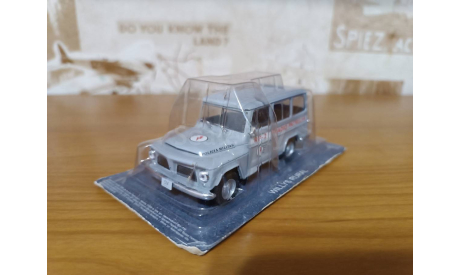 Jeep Willys Rural Deagostini, масштабная модель, scale43