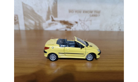 Peugeot 206 Cabriolet Cararama / Hongwell, масштабная модель, Bauer/Cararama/Hongwell, scale43