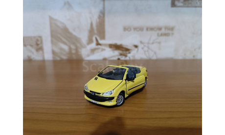 Peugeot 206 Cabriolet Cararama / Hongwell, масштабная модель, Bauer/Cararama/Hongwell, scale43