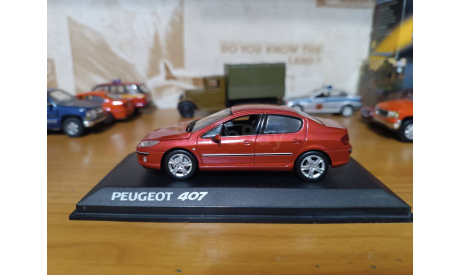 Peugeot 407 Sedan Norev, масштабная модель, scale43
