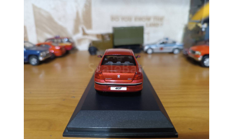 Peugeot 407 Sedan Norev, масштабная модель, scale43