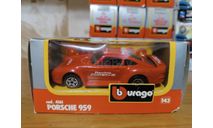 Porsche 959 Burago, масштабная модель, BBurago, scale43