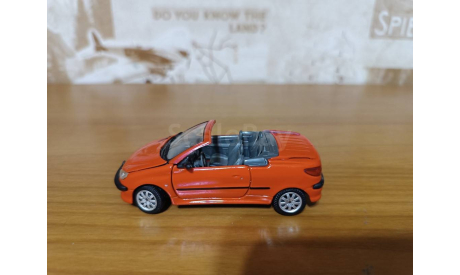 Peugeot 206 Cabriolet Cararama / Hongwell, масштабная модель, Bauer/Cararama/Hongwell, scale43