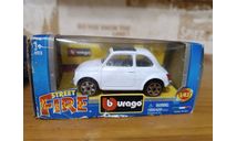 Fiat 500 Burago, масштабная модель, BBurago, scale43