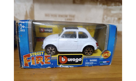 Fiat 500 Burago, масштабная модель, BBurago, scale43