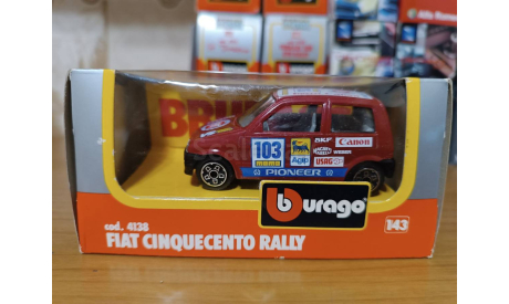 Fiat Cinquecento Rally Burago, масштабная модель, BBurago, scale43