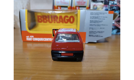 Fiat Cinquecento Rally Burago, масштабная модель, BBurago, scale43