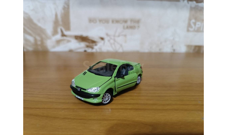 Peugeot 206 Cabriolet Cararama / Hongwell, масштабная модель, Bauer/Cararama/Hongwell, scale43