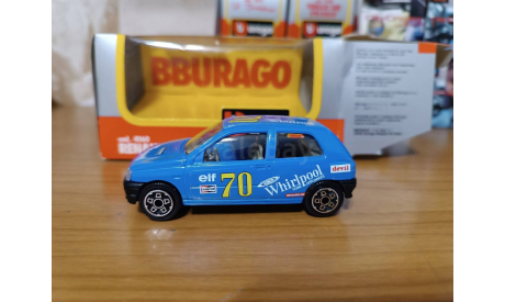 Renault Clio 16V Burago, масштабная модель, BBurago, scale43