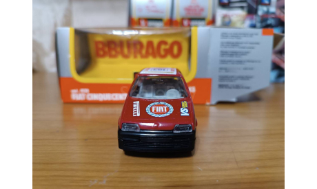 Fiat Cinquecento Rally Burago, масштабная модель, BBurago, scale43