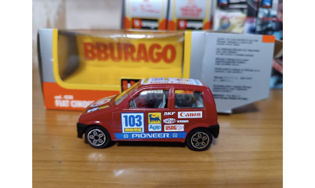 Fiat Cinquecento Rally Burago, масштабная модель, BBurago, scale43