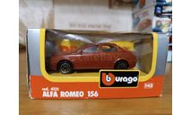 Alfa Romeo 156 Burago, масштабная модель, BBurago, scale43