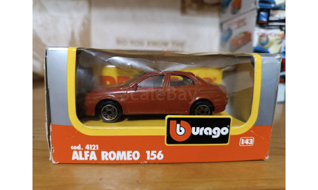 Alfa Romeo 156 Burago, масштабная модель, BBurago, scale43