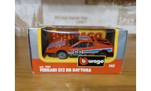 Ferrari 512 Daytona Burago, масштабная модель, BBurago, scale43