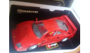 1/18 Bburago Ferrari f40 красный Италия 1990г, масштабная модель, scale18