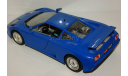 1/18 Bburago Bugatti EB110 1:18 Италия до 1999 спойлер, масштабная модель, scale18