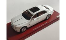Rolls Royce Ghost EWB White 2012, масштабная модель, Rolls-Royce, TSM Model, scale43
