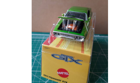 1971 Plymouth GTX hot wheels, масштабная модель, Mattel Hot Wheels, scale43