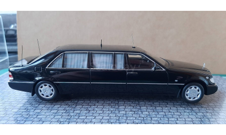 Mercedes-Benz S500 Pullman Guard W140 Ельцин Б.Н. Dip, масштабная модель, DiP Models, scale43