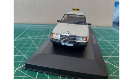 Mercedes Benz  w124 200d taxi  dea, масштабная модель, Mercedes-Benz, DeAgostini, 1:43, 1/43